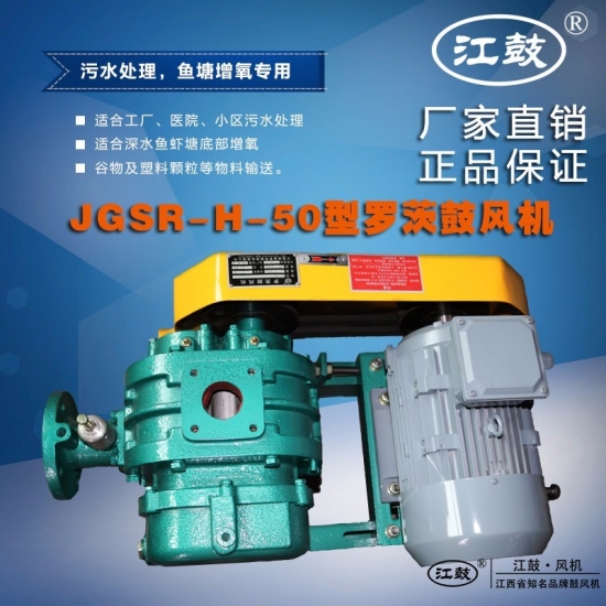 高壓三葉型羅茨鼓風機JGSR-H-50型